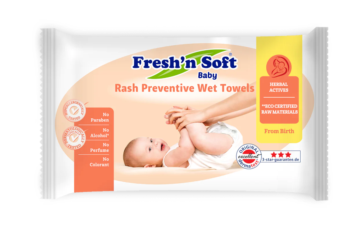 Fresh'n Soft Baby - Rash Preventive Wet Towels