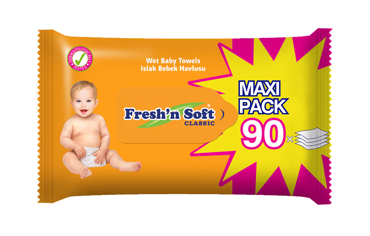 Fresh'n Soft Classic Wet Baby Towels