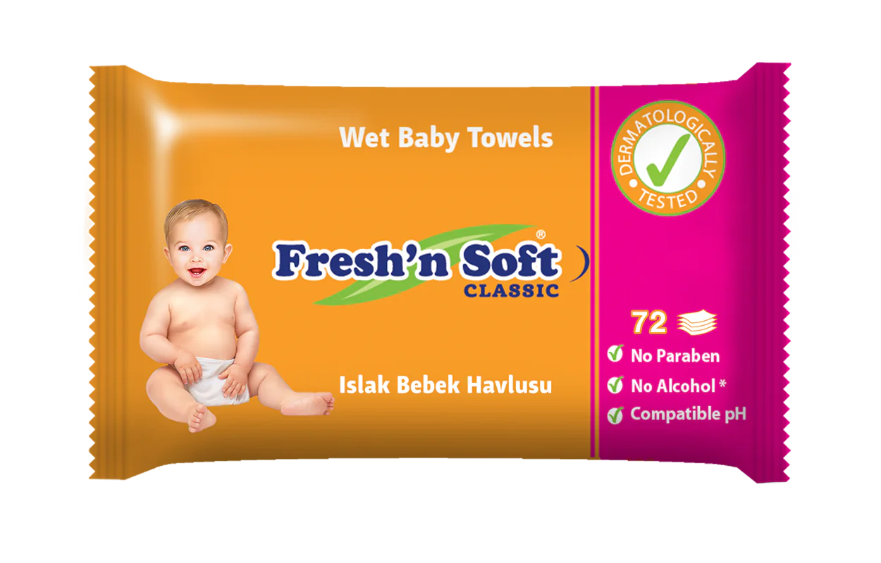 Fresh'n Soft Classic Wet Baby Towels