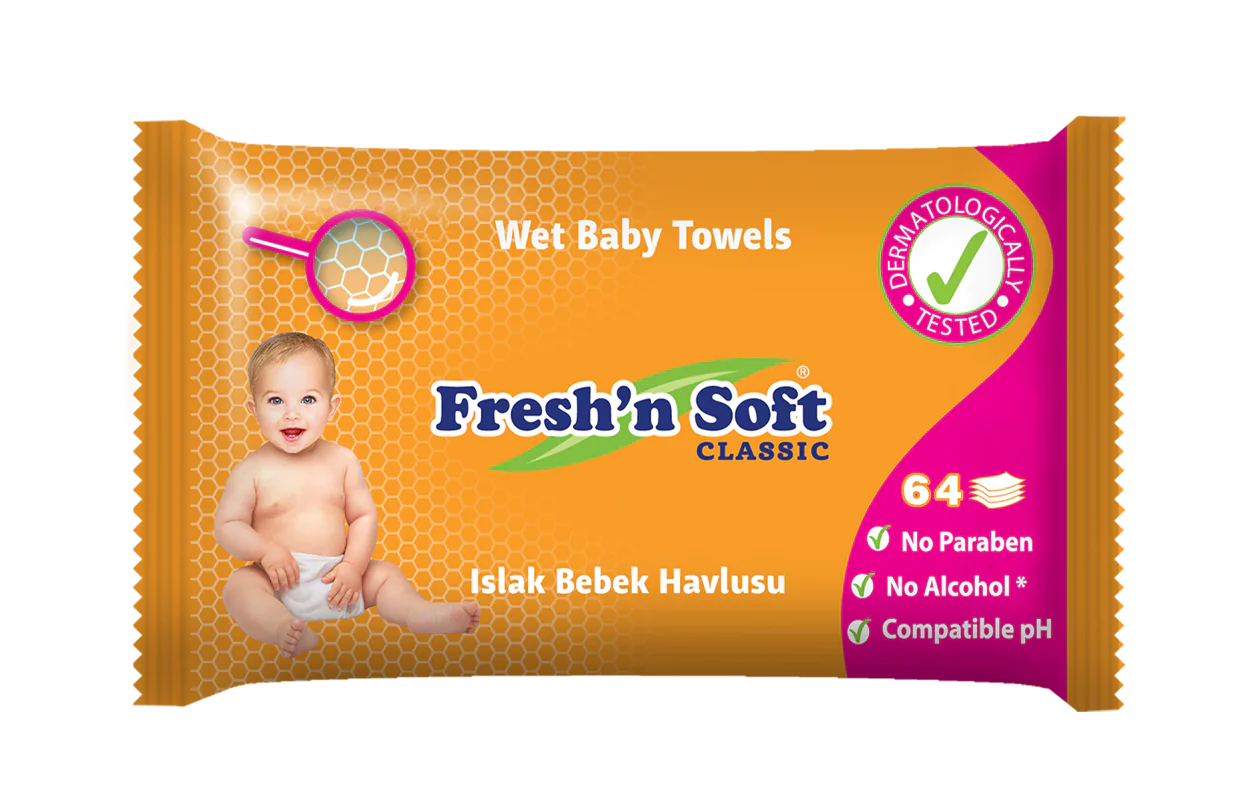 Fresh'n Soft Classic Wet Baby Towels