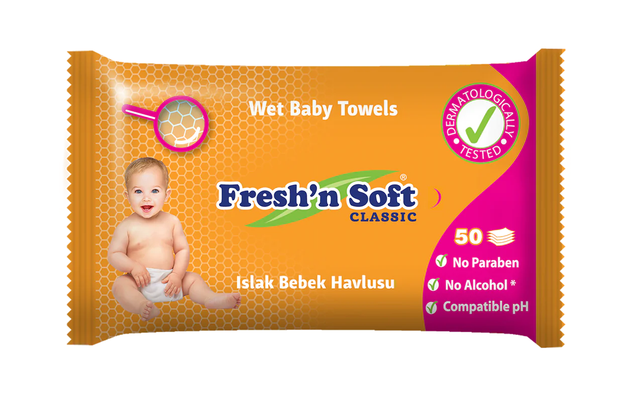Fresh'n Soft Classic Wet Baby Towels