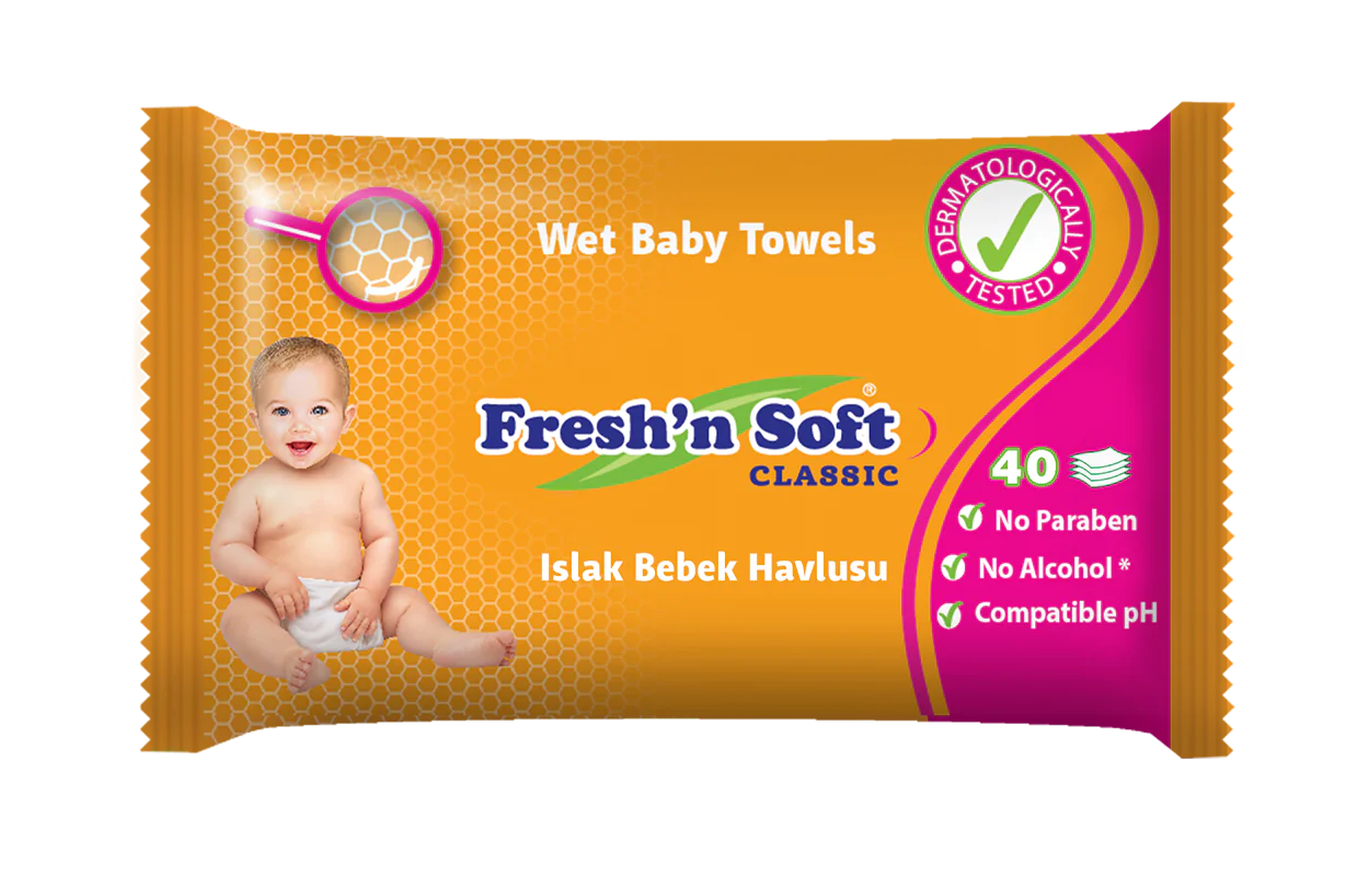 Fresh'n Soft Classic Wet Baby Towels