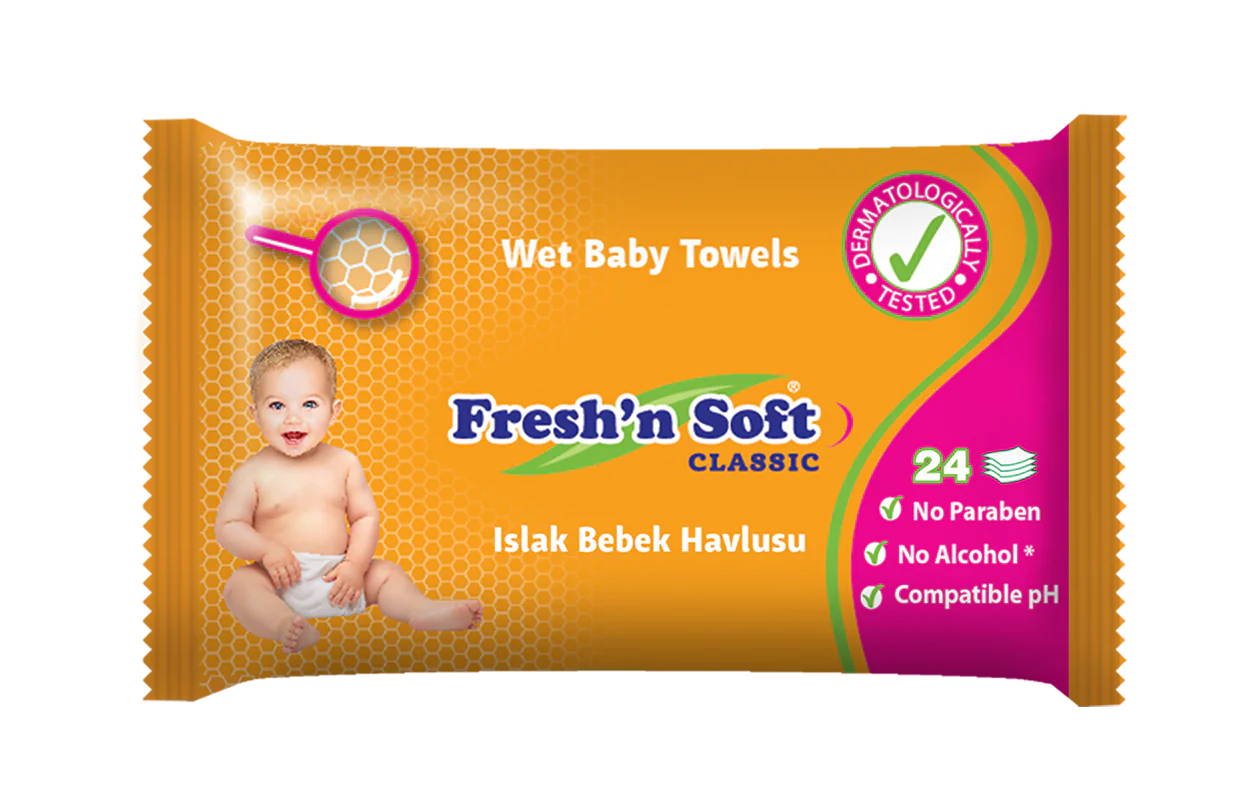 Fresh'n Soft Classic Wet Baby Towels