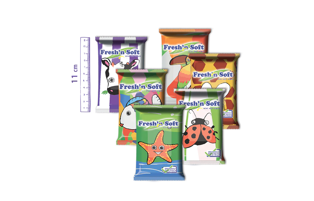 Fresh'n Soft Mini Wet Wipes