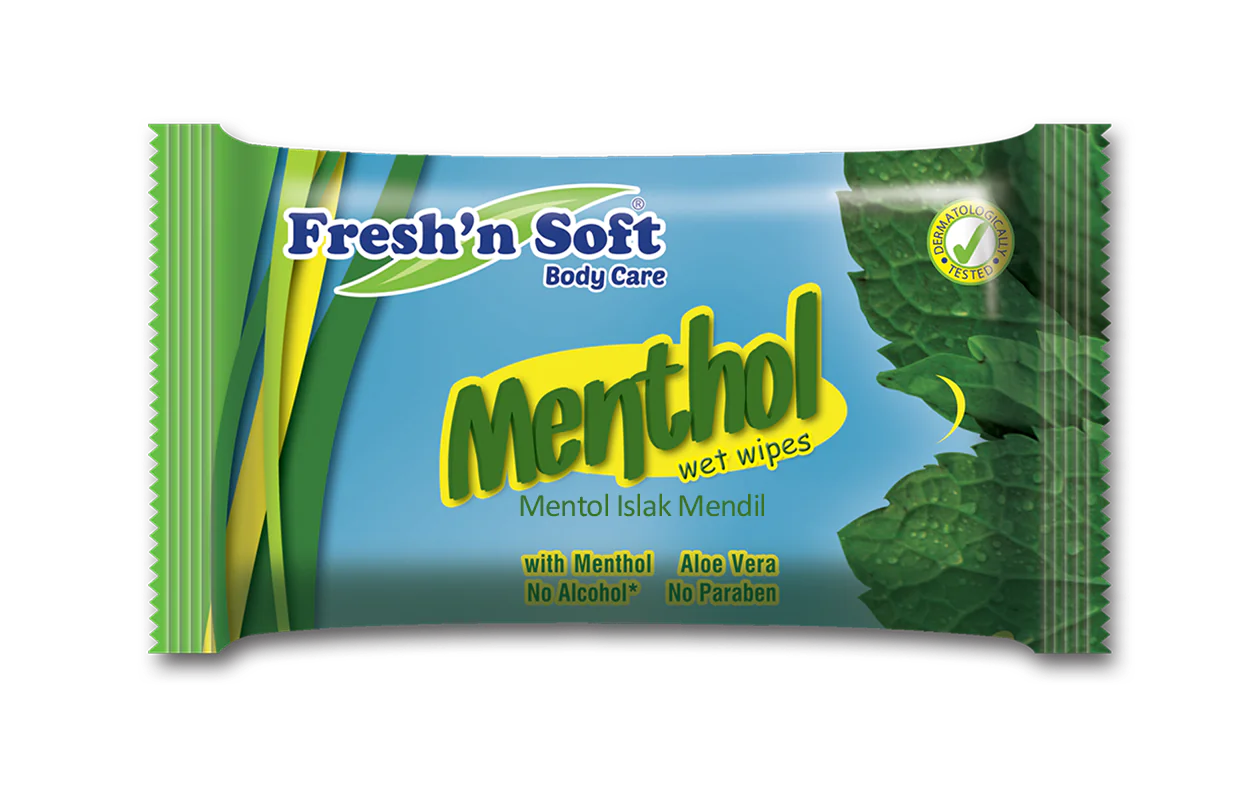 Fresh'n Soft Body Care - Menthol Wet Wipes